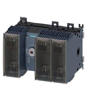 A Siemens electrical protective switch with two mountings and a central rotary switch for controlling electrical circuits.