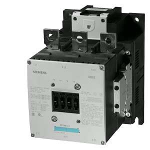 A Siemens contactor with multiple terminals, used for controlling electrical circuits.