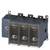 Industrial electronics module with three open switching chambers, suitable for electrical switchboard applications.