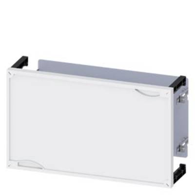 White drawer with black mounting brackets, side-mounted. Suitable for furniture construction or interior fitting.