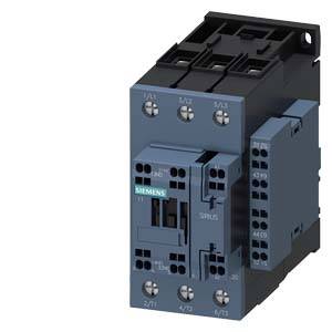 An electromagnetic contactor with multiple terminal connections, used for controlling electrical circuits, brand obscured.