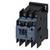 A black electric power switch with silver terminals, suitable for industrial applications.