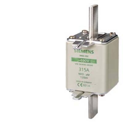Performance circuit breaker with the label 'Siemens 690V, 315A', metal enclosure, industrial application.