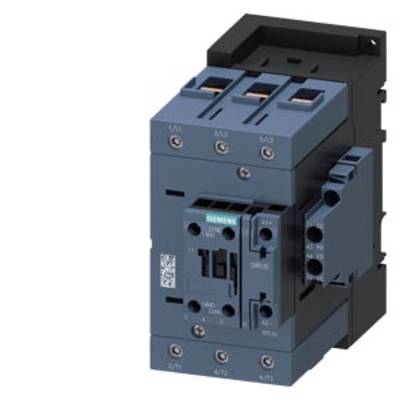 A circuit breaker with three terminal connections and a blue housing colour, marked with company logo and technical specifications.