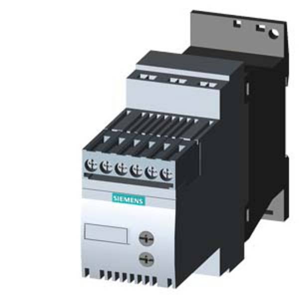 Siemens 3RW3017-1BB04 3RW30171BB04 Soft starter Motor power at 400 V 5.5 kW 480 V Nominal current 12.5 A