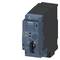The image shows a Siemens Sirius power circuit breaker, an electromechanical switching device used for controlling and protecting electrical machinery.