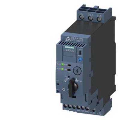 Electrical switchgear, Siemens Sirius model, with buttons and switches for controlling electrical systems.