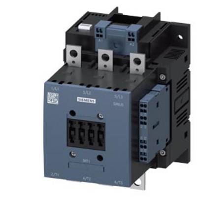 A blue Siemens contactor with multiple connection terminals, suitable for electrical control systems in industrial applications.