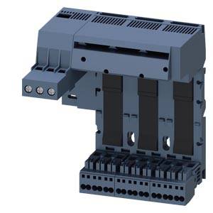 Industrial component: Modular multi-terminal din rail terminal block module, for electrical connection and wiring in control cabinets.