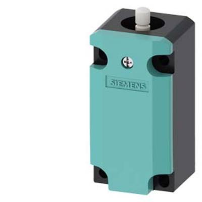 A rectangular, turquoise component with a grey housing and a visible piston on the top surface.