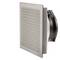 A rectangular air vent with horizontal louvres and an underlying ventilation system, designed for air circulation in walls.