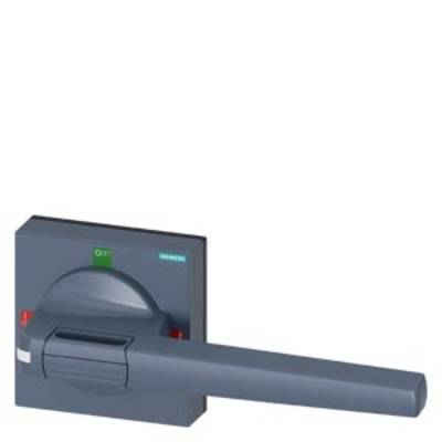 A grey lever arm, mounted on a square plate, points to the right. A green 'ON' label is visible at the top.