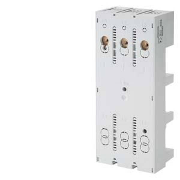 Siemens 8US12134AP03 Device adapter, busbar center-to-center spacing: 60 mm, In: 250 A, Un AC: 690 V, 600 V, ... Mount 250 A 690 V 1 pc(s)