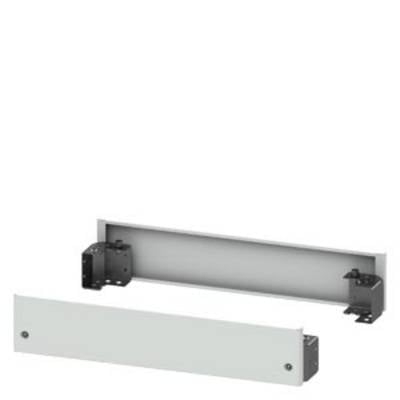 Two white drawer components with black mounting brackets, positioned side by side. Suitable for furniture assembly.