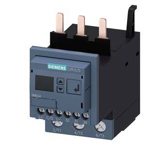 An electrical contactor module with a blue front panel, keypad, and Siemens logo, suitable for use in industrial control systems.