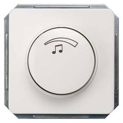 Light switch with volume symbol and musical note.