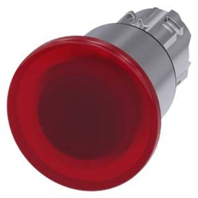 A large red emergency stop button, typically used to quickly shut down machines or processes in emergency situations.