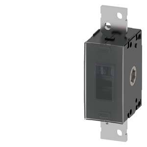 A black rocker switch in a metal frame for wall installation, with a rectangular shape and visible toggle mechanism.
