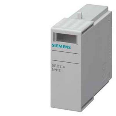 A grey Siemens protective device with the inscription '5SD7 4 N/PE', which is likely used for electrical applications.