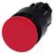 Red push button with a black casing, often used as an emergency stop switch to quickly shut down machines or equipment.
