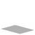A simple grey, rectangular, flat surface, slightly tilted in its representation.