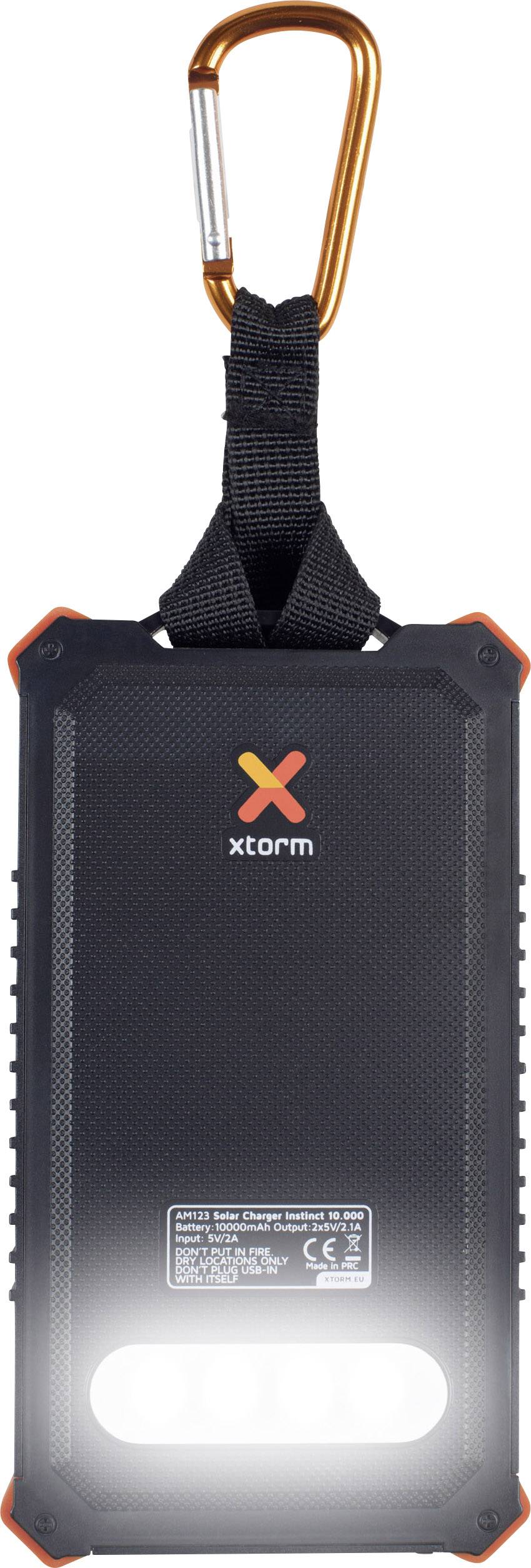 Xtorm by A-Solar Powerbank Instict 10000 AM123 Solar charger Charging current (max.) 220 mA 1.2 W 10000 mAh-7