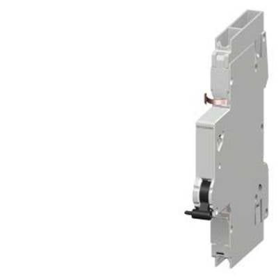 A silver-grey, vertical electrical component that looks like a switch or a fuse, with multiple connections and a lever.