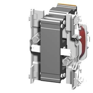 A cross-section of an electrical transformer reveals internal components such as windings and magnetic cores, providing an overview of the technology.