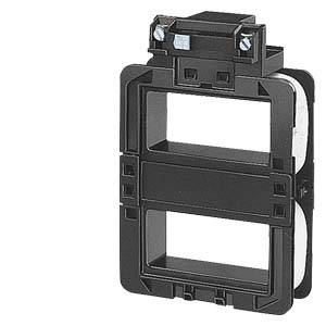 A black, rectangular electrical transformer with screw terminals, used in industrial applications.