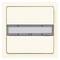 A double switch in a cream-coloured frame with a transparent central strip, often used for light control.