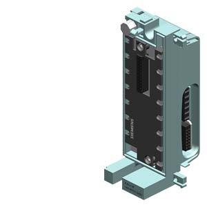 A green electronic module with connector ports on both sides. It is vertically oriented and displays a distinctive notch at the top.