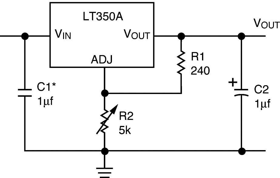 Lm350t характеристики схема подключения для регулировки питания