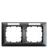 Siemens Switch product range 2x Frame Delta Carbon 5TG25527 1 pc(s)
