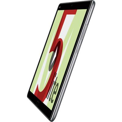 A slim, black tablet with a green background on the screen. A large red digit '5' and the word 'lite' are visible on it.