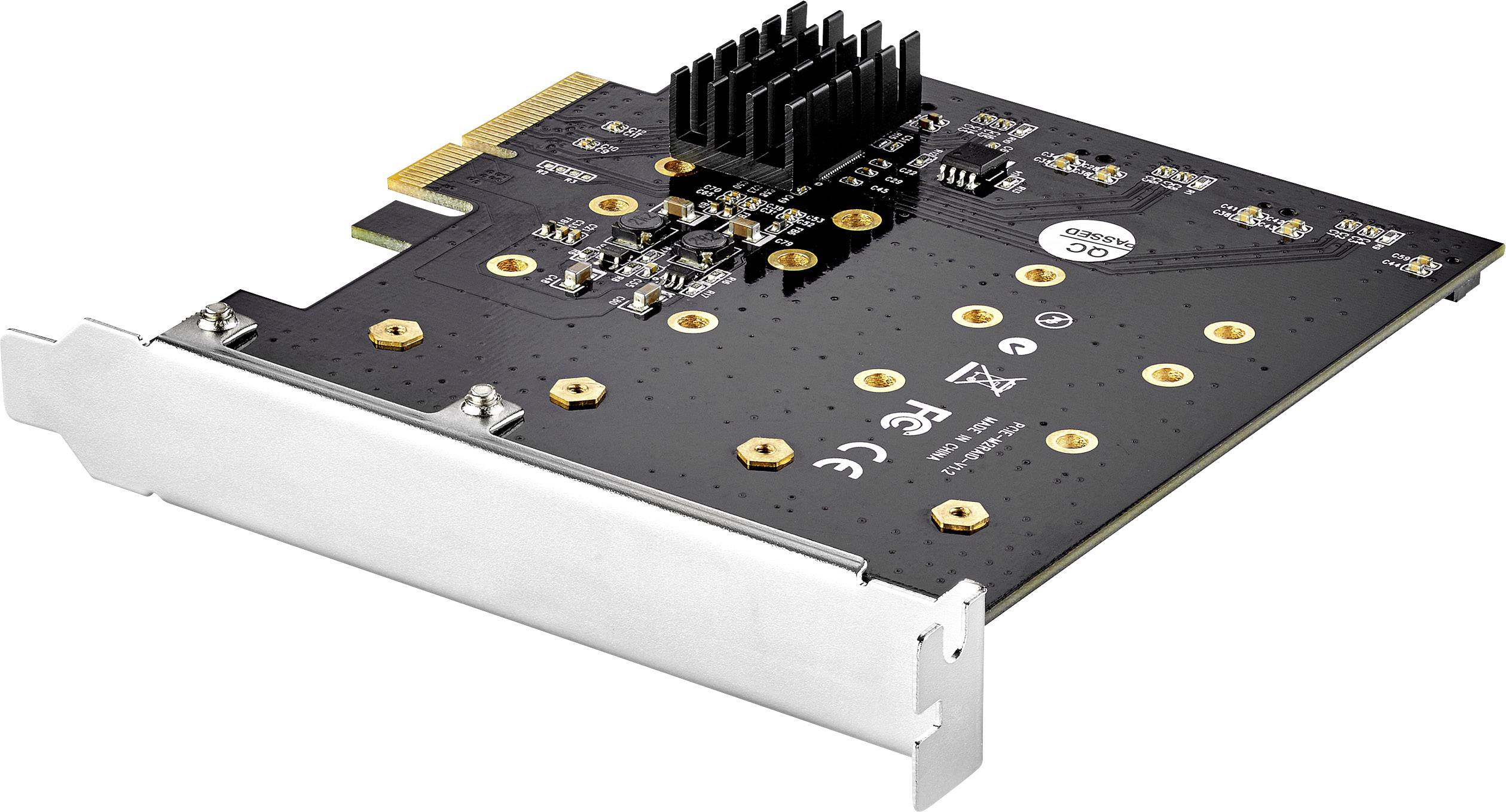 Renkforce 4 ports RAID controller card PCIe x4