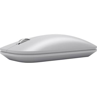 Microsoft Surface Mobile Mouse  Mouse Bluetooth®   BlueTrack Platinum grey 4 Buttons  Built-in scroll wheel