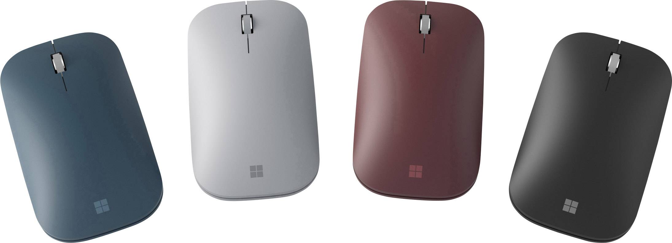 Microsoft Surface Mobile Mouse Mouse Bluetooth® BlueTrack Platinum grey 4 Buttons Built-in scroll wheel-4