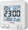 Digital alarm clock displays '20/12', day 'GER', time '23:00', indoor temperature '20.8°C'. Contains buttons for time and alarm settings.