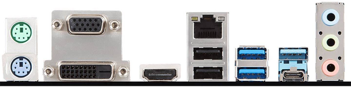 MSI B360M PRO-VDH Motherboard PC base Intel® 1151v2 Form factor (details) Micro-ATX Motherboard chipset Intel® B360-4