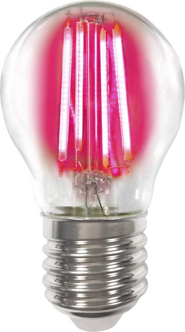 LightMe LM85314 LED (monochrome) EEC G (A - G) E-27 Teardrop shape 4 W = 4 W Red (Ø x H) 45 mm x 77 mm Filament 1 pc(s)
