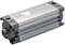 A grey pneumatic cylinder with the designation 'RP2001320005', suitable for industrial applications.