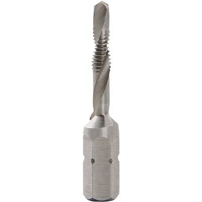 A metal milling cutter with spiral cutting edges for precision drilling into hard materials. Primarily used in industrial applications.