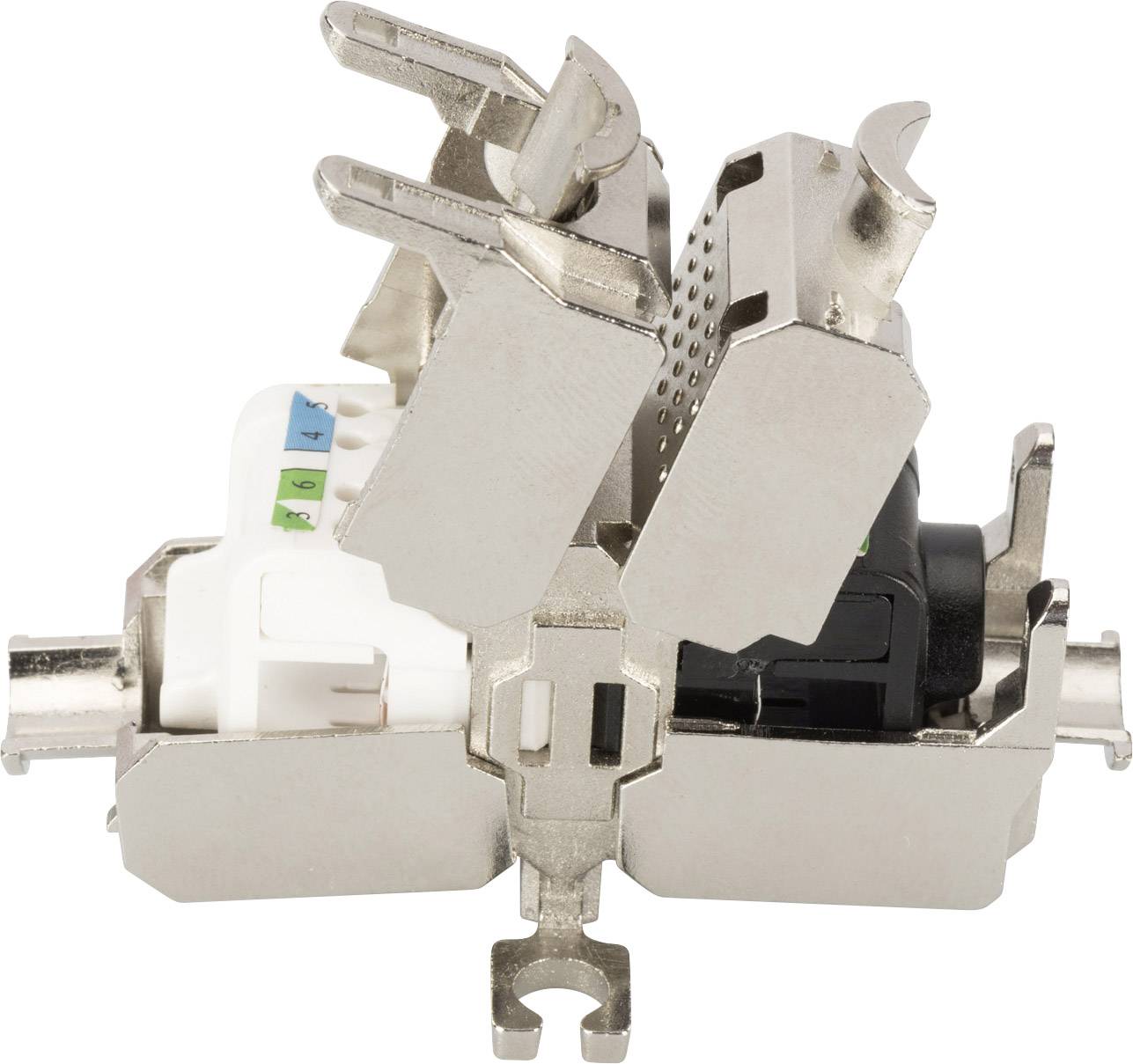 Digitus RJ45 connector Networks Adapter CAT 6A, Unequipped [1x LSA, Cut