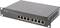 Black 8-port Gigabit switch in rackmount style, suitable for network connections with ports 1 to 8. Ideal for IT environments.