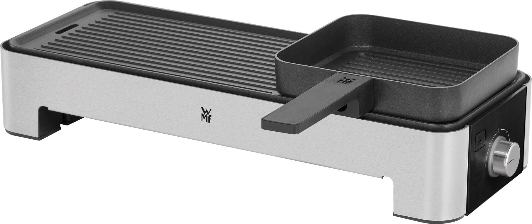WMF 0415170011 Electric Table grill with manual temperature settings Black, Silver