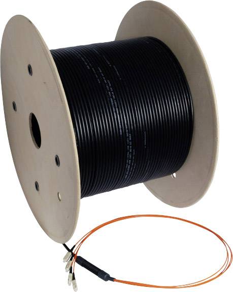 EFB Elektronik Fibreglass FO, Fibre optic Cable [4x LC plug - 4x LC plug] 50/125 µ Multimode OM3 75.00 m