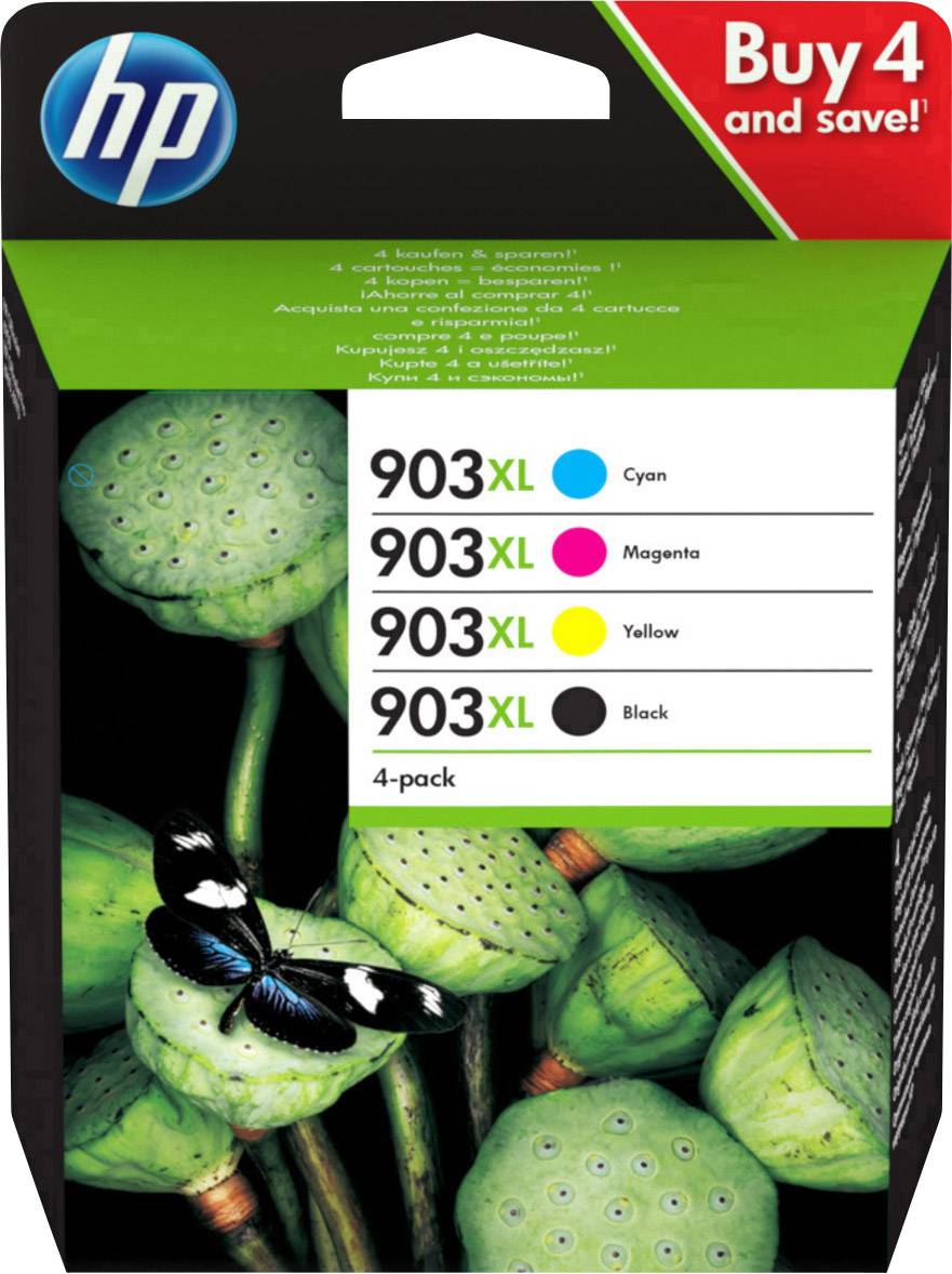 HP 903 XL Ink Set Original Black, Magenta, 3HZ51AE Ink cartridges combo pack | Conrad.com