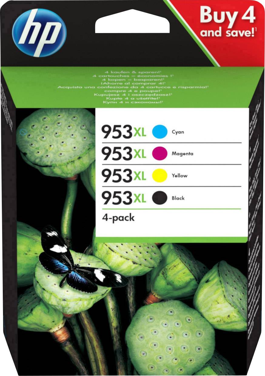 maximaliseren vitamine dat is alles HP 953 XL Ink cartridge Set Original Black, Cyan, Magenta, Yellow 3HZ52AE  Ink cartridges combo pack | Conrad.com