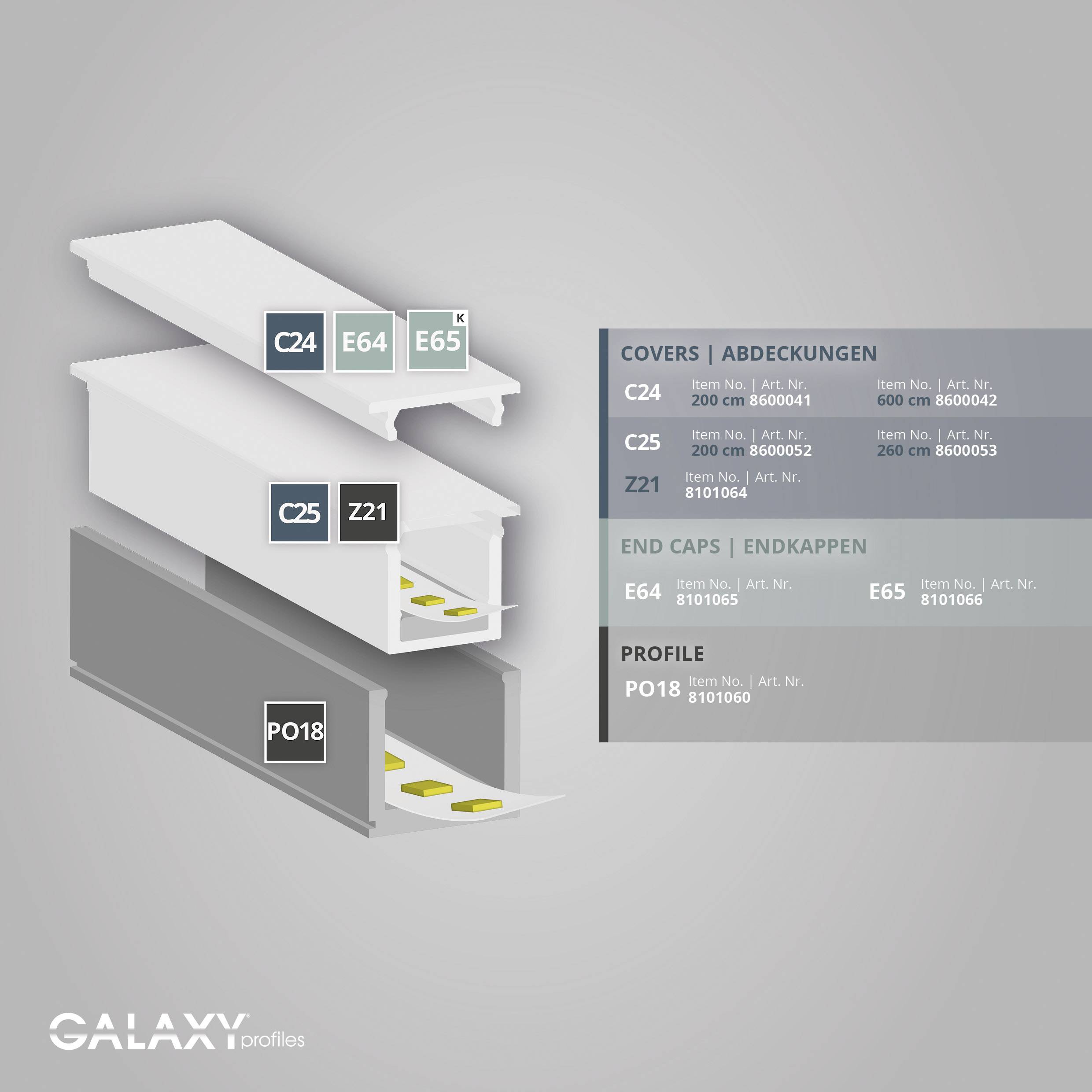 Galaxy Profiles 8101060 U-section rail Aluminium (L x W x H) 2000 x 7 x 8 mm 1 pc(s)-1