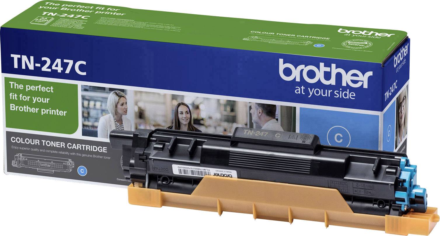 Brother TN 247 C Laser toner - TN247C Compatible - Cyan 2300 pages